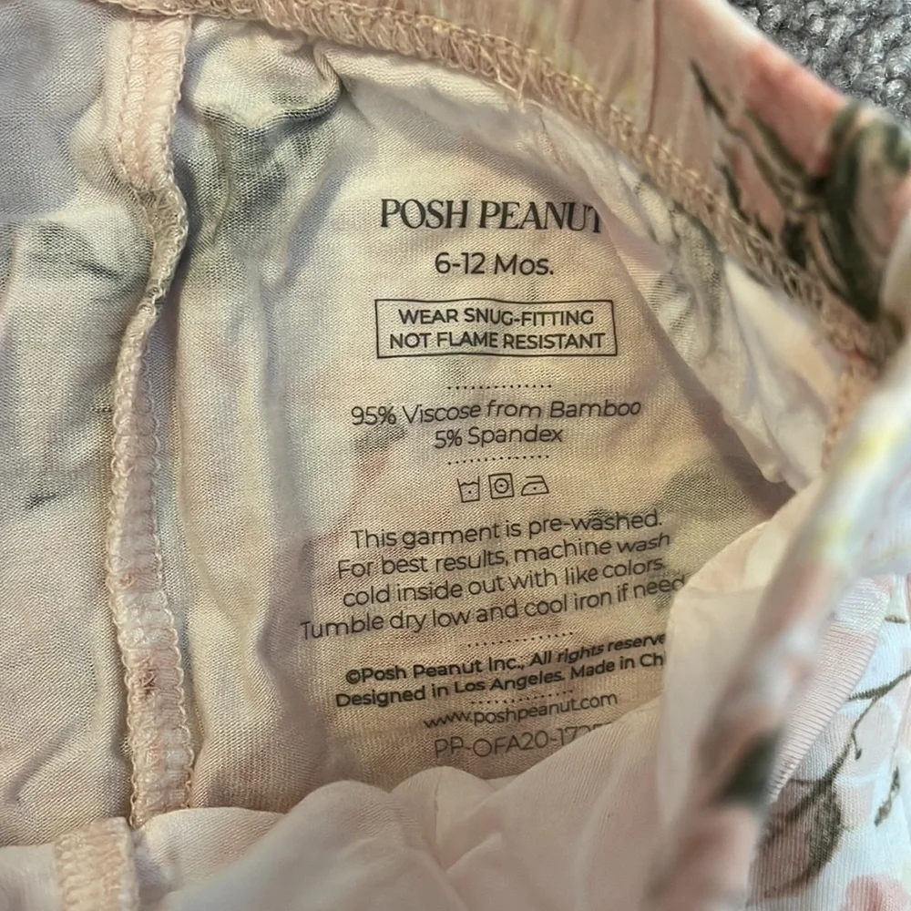 Posh Peanut Vintage Pink Rose Pajamas
